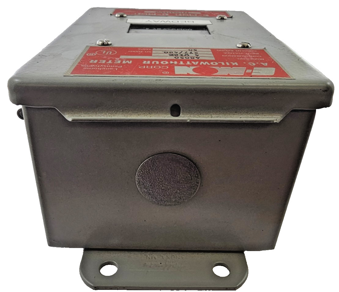 E-Mon 48050 KWH Meter 4-Wire 277/480V 50A 50-400Hz w/3 SplitCore Current Sensors