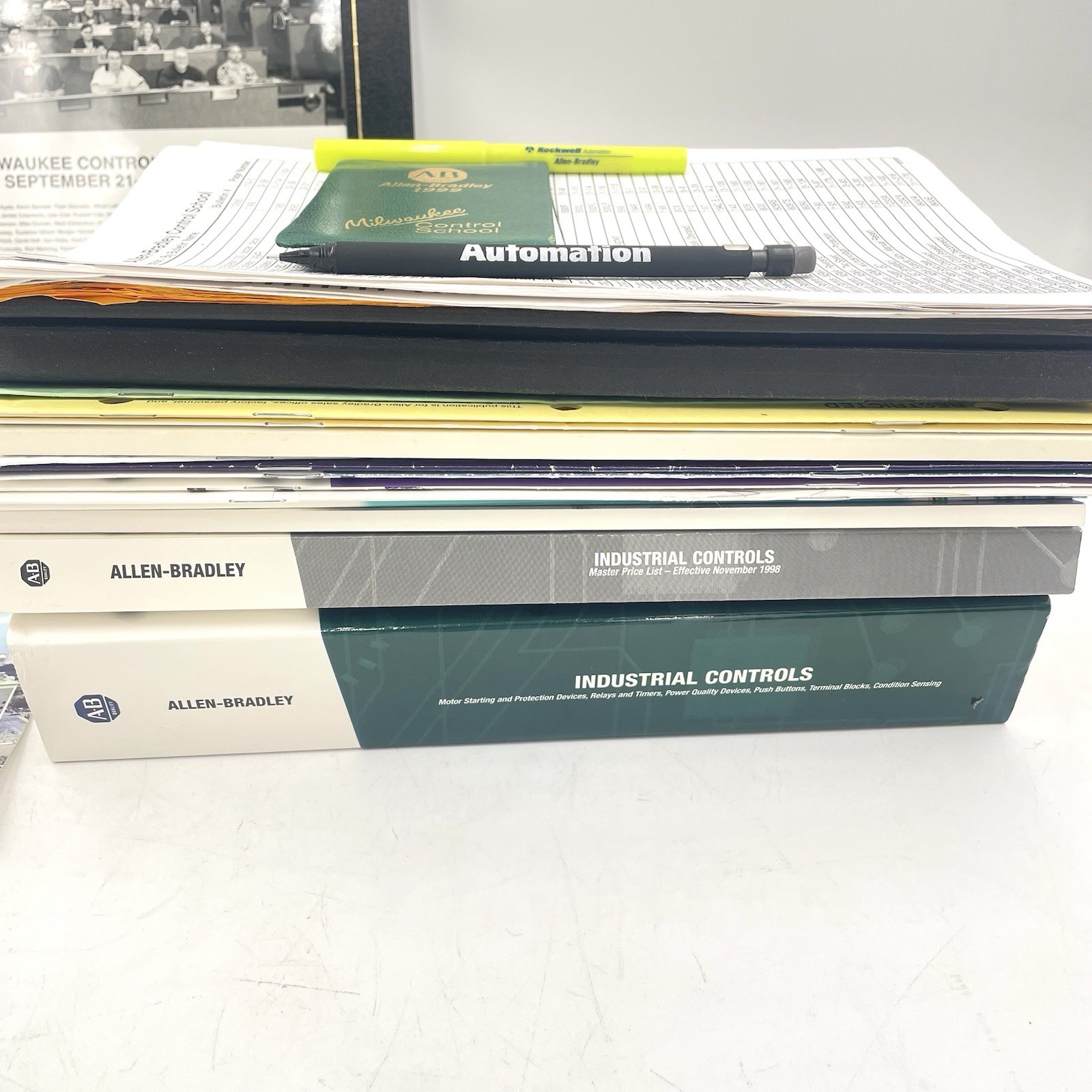 Allen-Bradley Rockwell Automation Milwaukee Control School Manuals Books