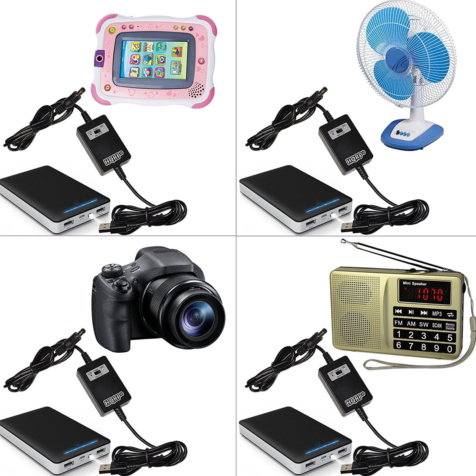 5V USB to DC 9V 12V Step-Up Converter for Power Bank Laptop Tablet Router CCTV