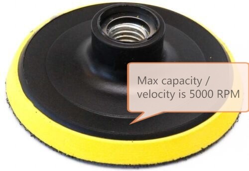 5″ Car Angle Grinder Polisher Pad Sanding Polishing Bonnet Wheel Pad Disk Disc