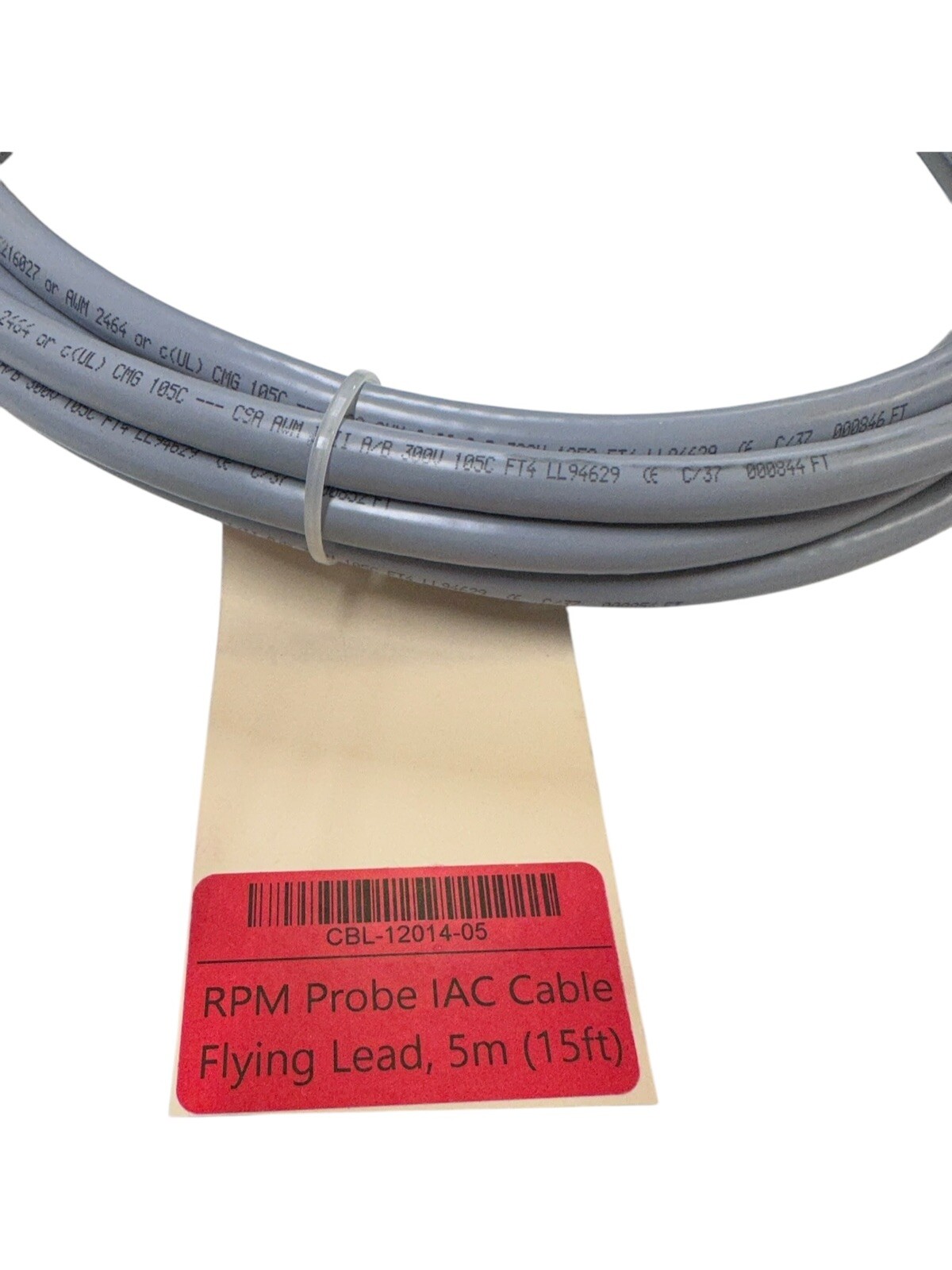 NEW CBL-12014-05 RPM Probe IAC Cable Flying Lead 5m (15ft) **SALE**