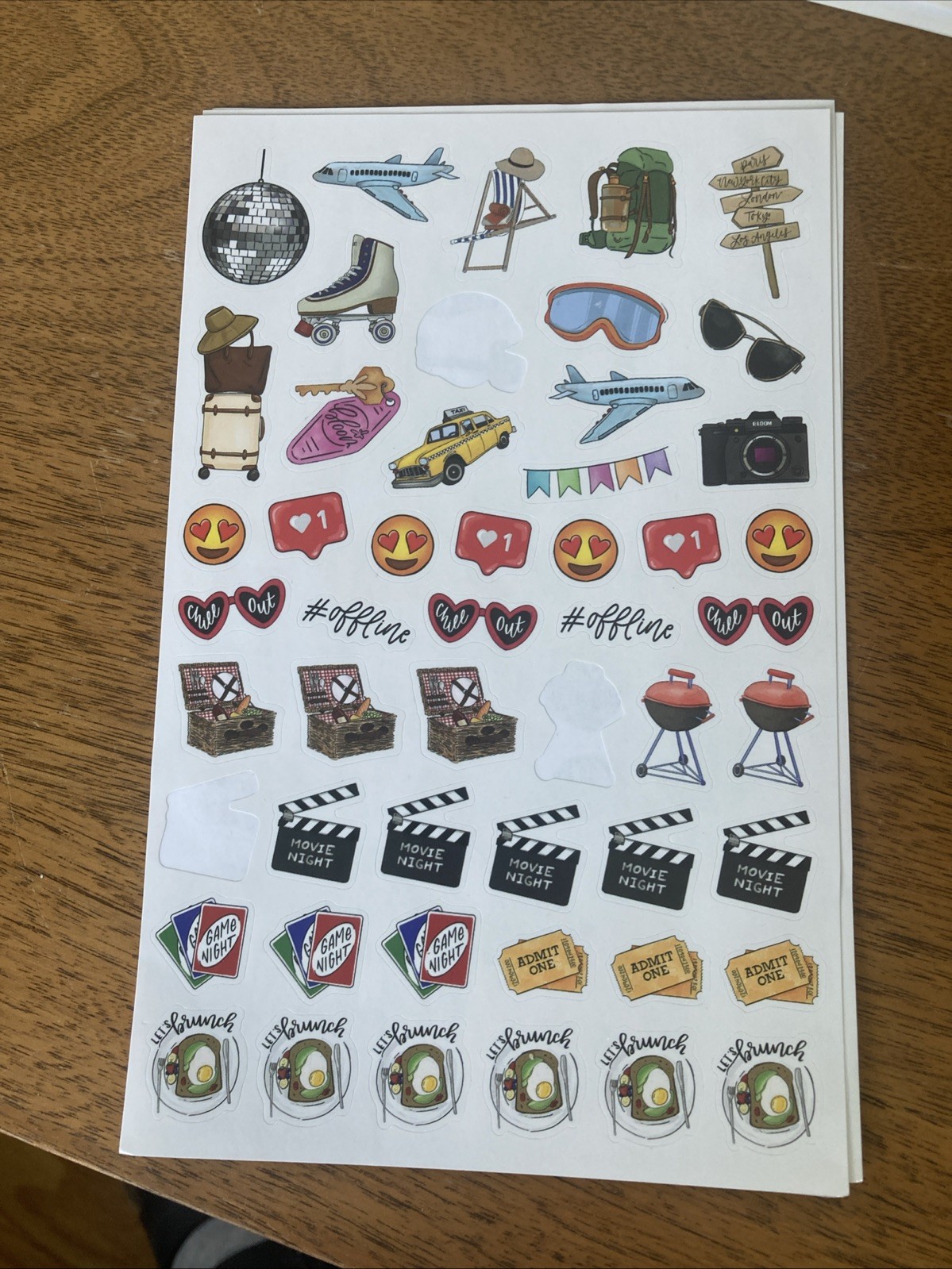 Bloom Planner Calendar Stickers Seasonal And Lifestyle Partially Used 13 Pages