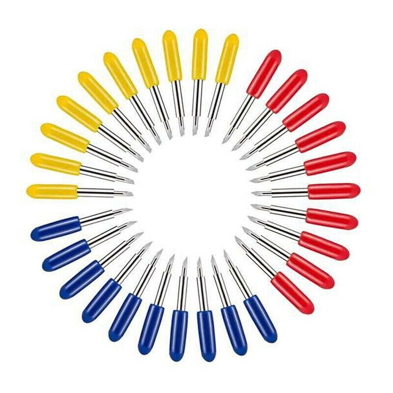 50Pcs 30°/45°/60° Roland Cutting Plotter Vinyl Cutter Blade Knife Blades Tool