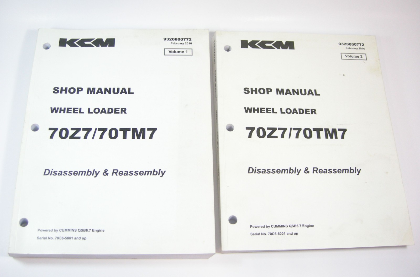 Kawasaki 70Z7 70TM7 Disassembly Reassembly Service Workshop Repair Manual Set