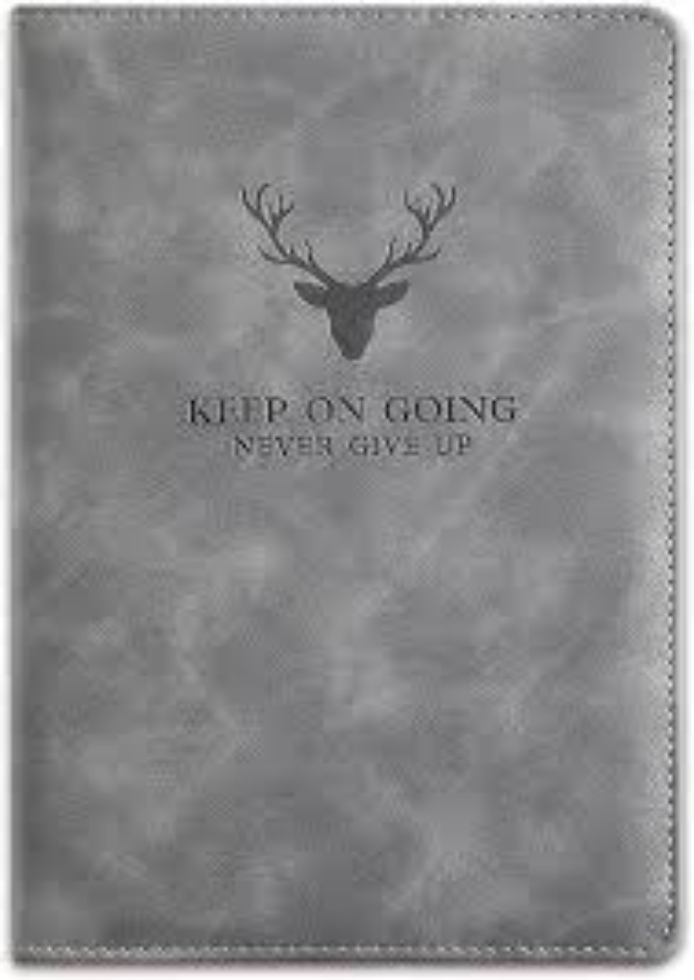 Deer Head Faux Leather Journal – Premium Hardcover Notebook, 100 Ruled Pages