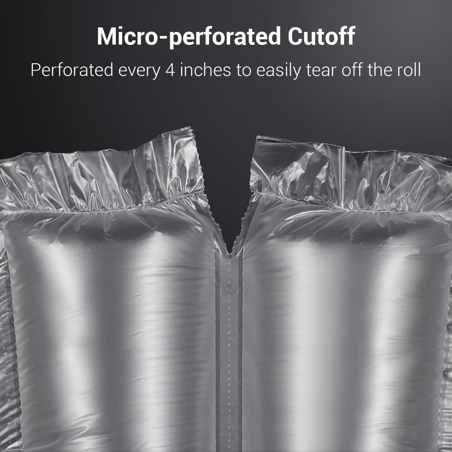 1640ft x 4″ x 8″ Air Cushion Machine Film Bubble Pillow Packaging Filling Bags