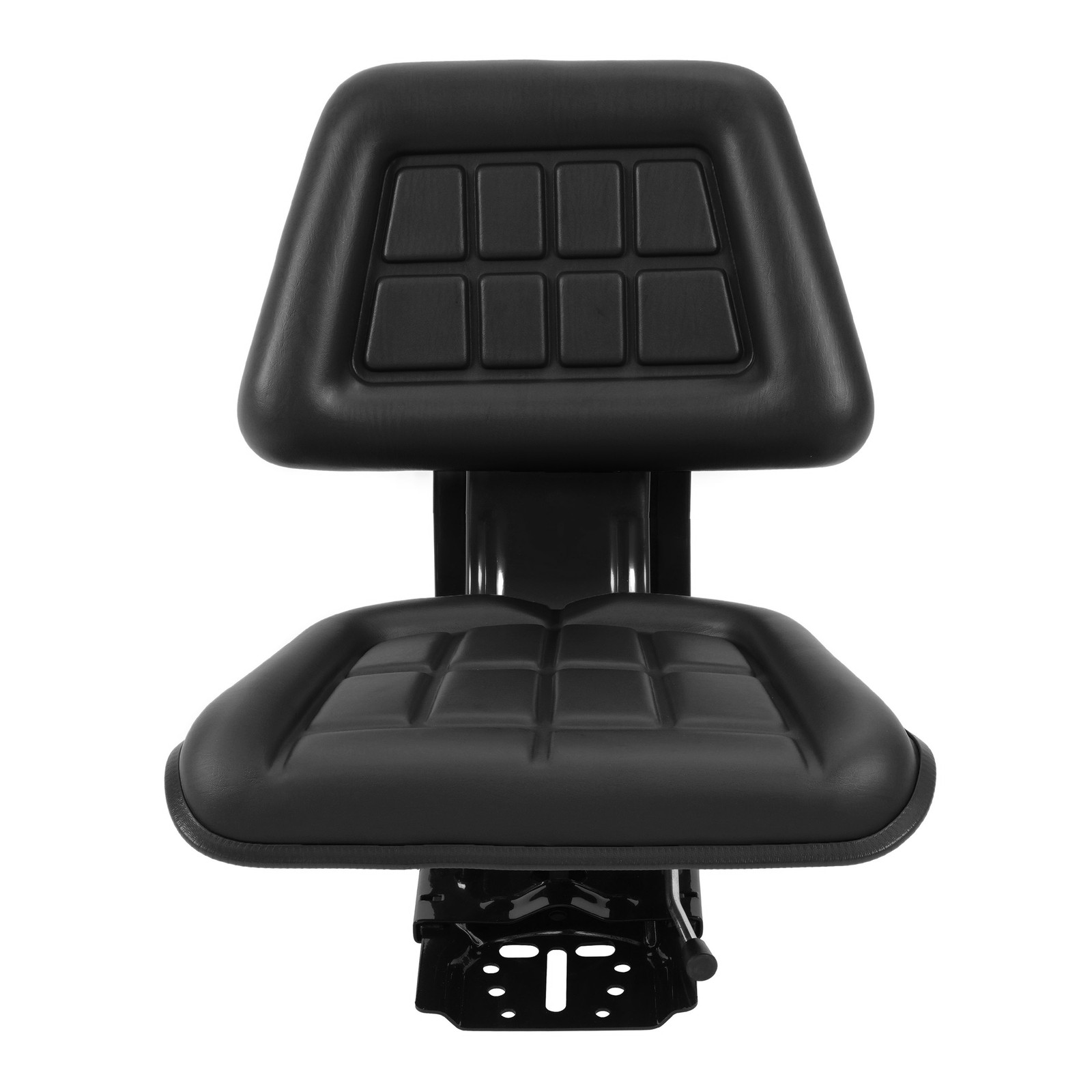 Black Universal Suspension Tractor Seat For John Deere Massey Ferguson Ford