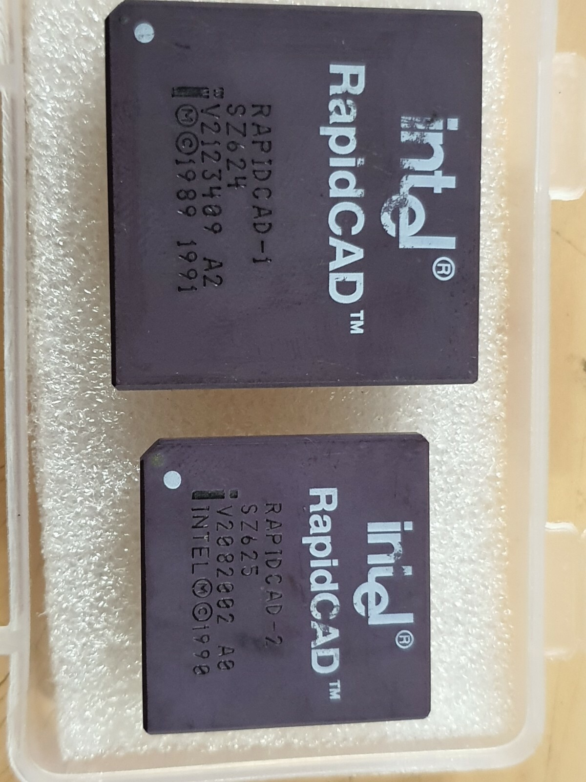 RAPIDCAD-1 SZ624 RAPIDCAD-2 SZ625 X 1PAIR CPU PROCESSOR