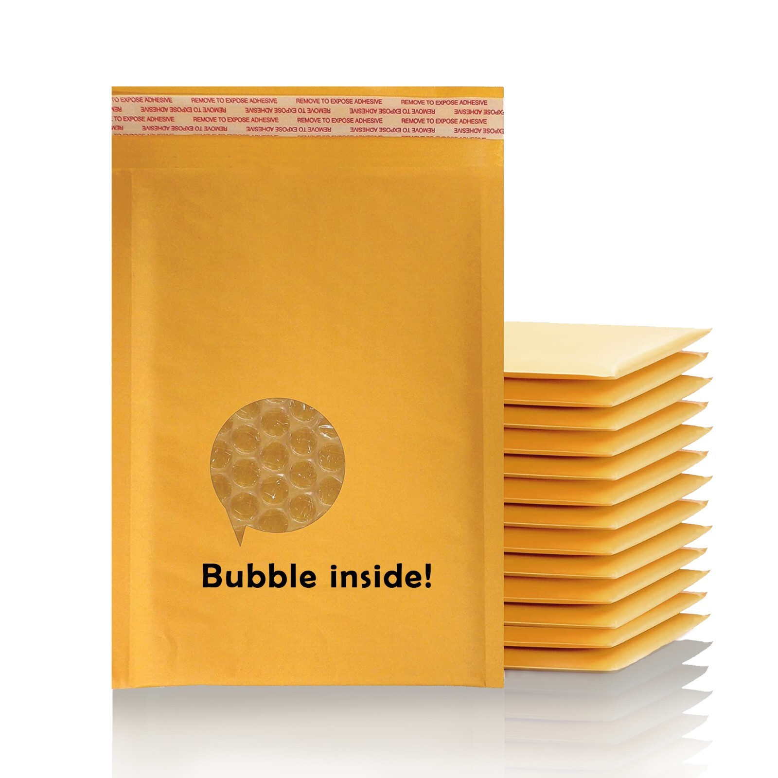 Yens® 500 #000 4×8 Kraft Bubble Padded Envelopes Mailers Inner 4 X 7