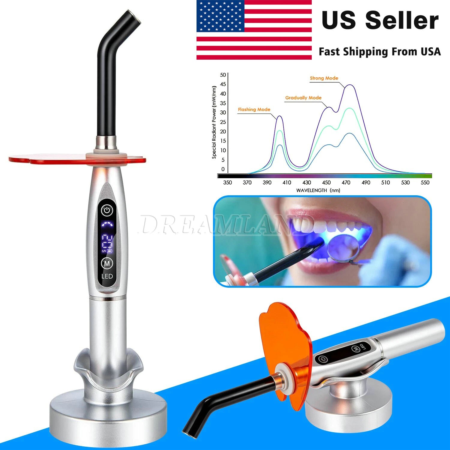 Dental Cartridge Turbine Rotor for NSK SANDENT High Speed Handpiece Push Button