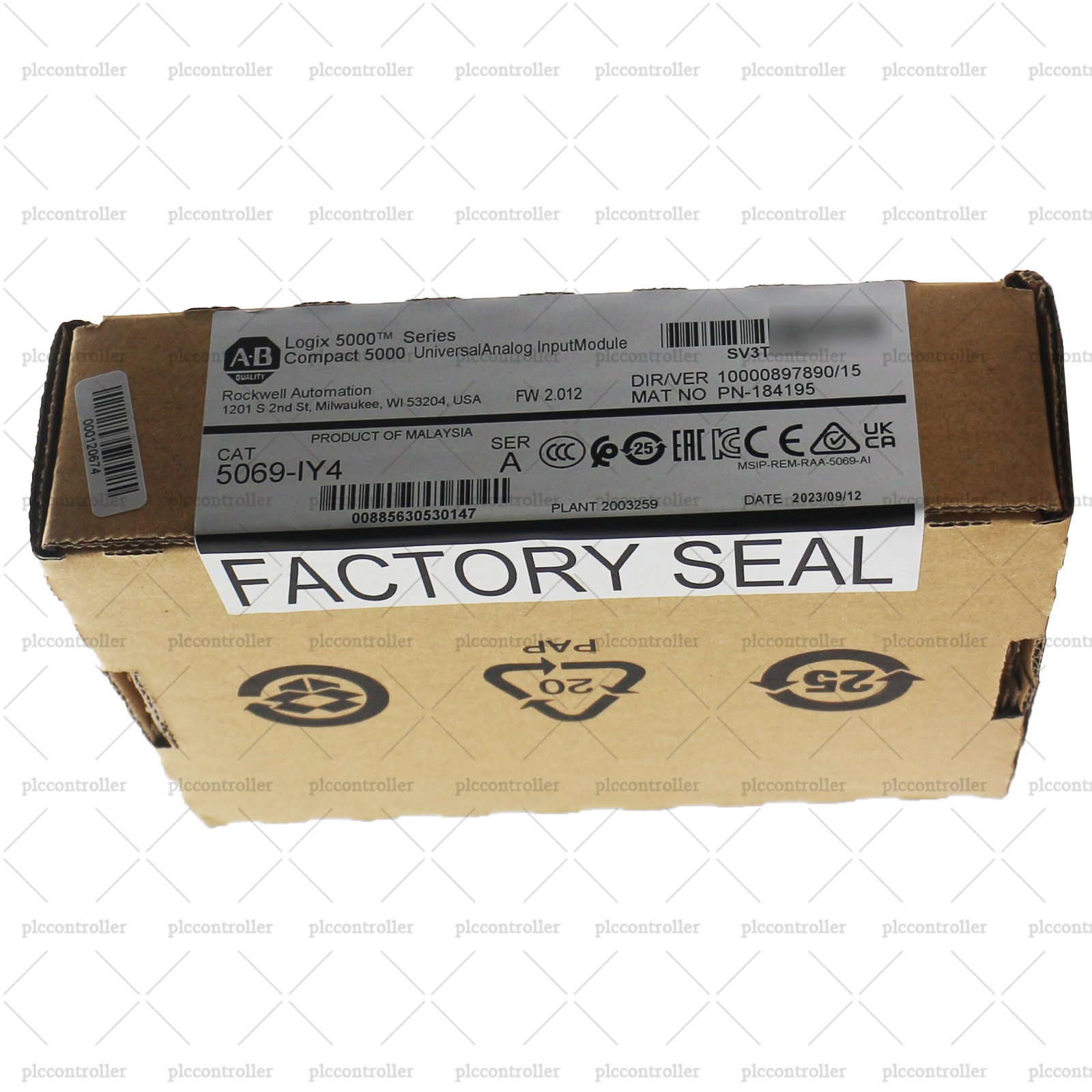 New Allen-Bradley 5069-IY4 Compact 5000 Universal Analog Input Module UPS Ship