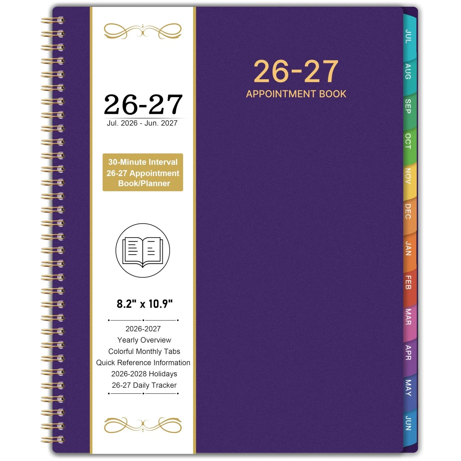 2026-2027 Appointment Book/Planner – 8.2″ x 11″, Daily Planner from Jul. 2026…