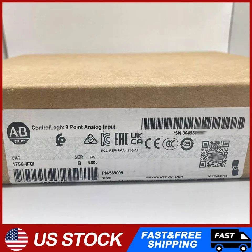 NEW Factory Sealed AB 1756-IF8I ControlLogix 8 Pt Analog Input Module 1756IF8I