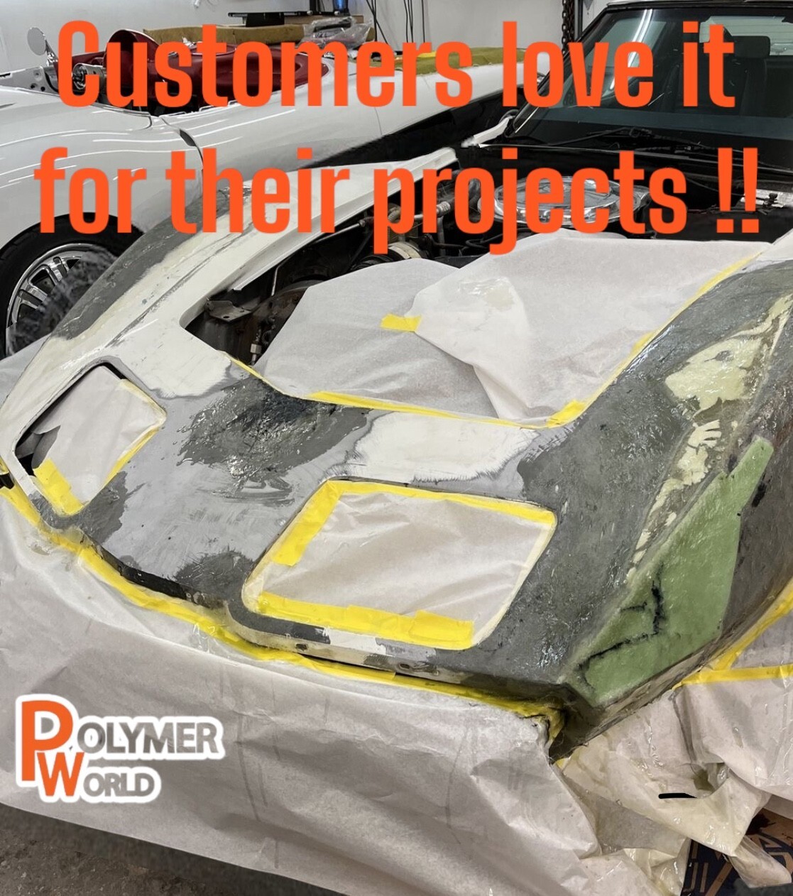 Polymer World Polyester Resin 2 Gal Kit For Boats RV’s Canoes Fiberglass Autos