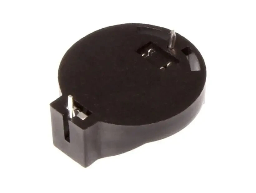 CR2032/CR2025 Round Button Coin Cell Battery Socket Holder Case 3V PCB Mount