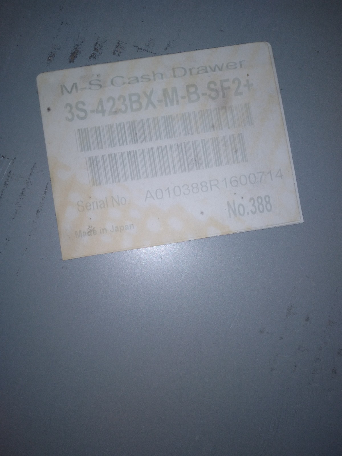 M-S Cash Drawer 3S-423BX-M-B-SF2