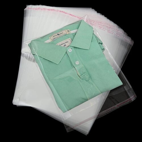 Clear Resealable Recloseable Self Seal Adhesive Cello Lip Tape Poly Plastic bags