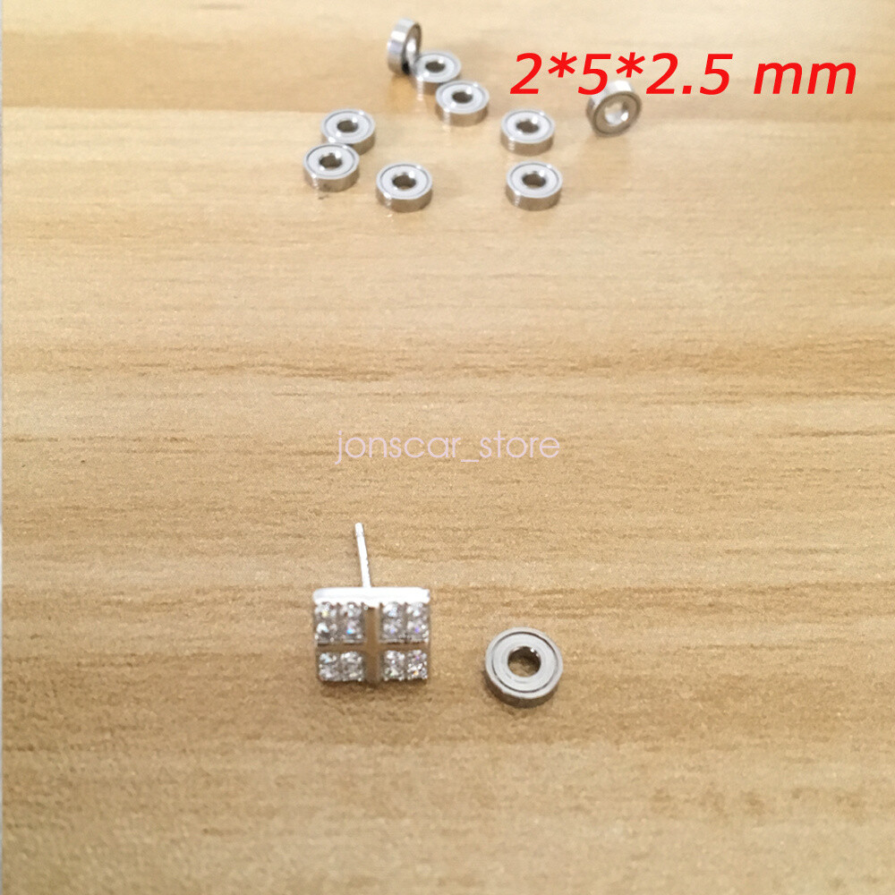 5/100PCS (1.5 x 4 x 2 mm) 681XZZ Metal Double Shielded Ball Bearings For Toy