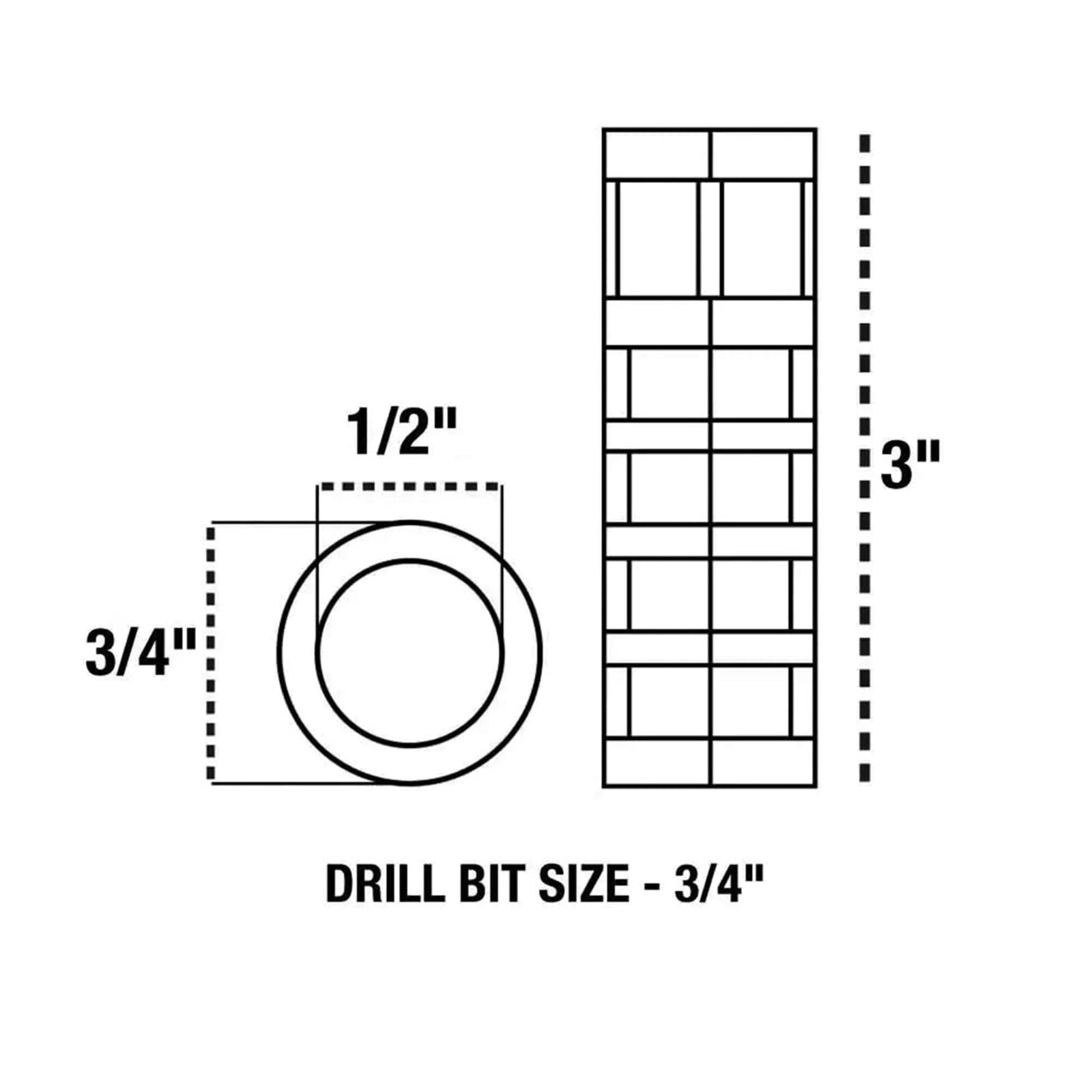 Electriduct 8″ x 1/2″ Lag Bolts with Lag Shield Anchors for Concrete Fastening