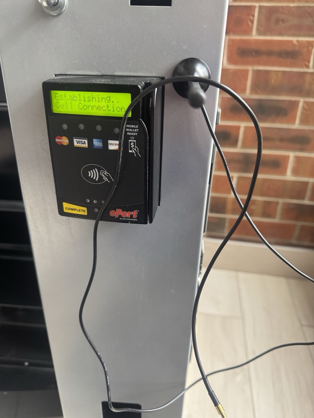 USA Technologies ePort Credit Card Terminal Wired with Antenna and Cables