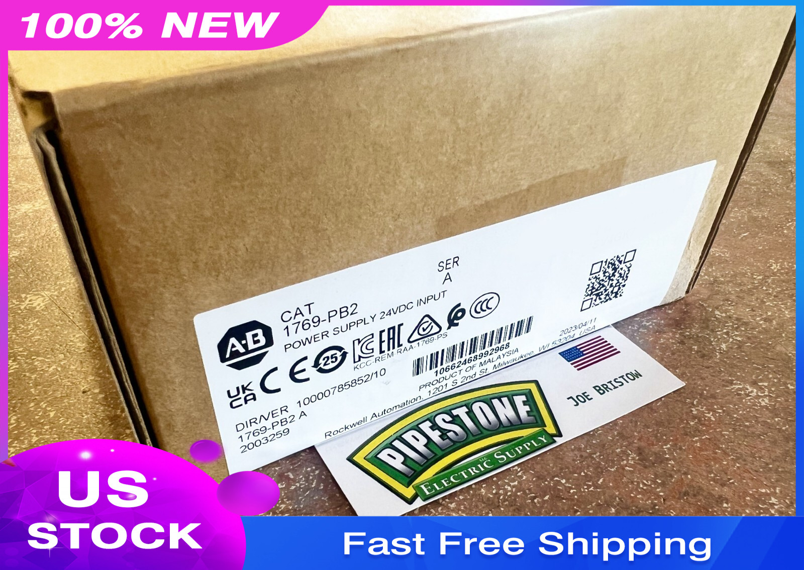 1769-PB2 Ser/A Power Supply 24VDC “Factory Sealed-2023” **Kentucky Stock**