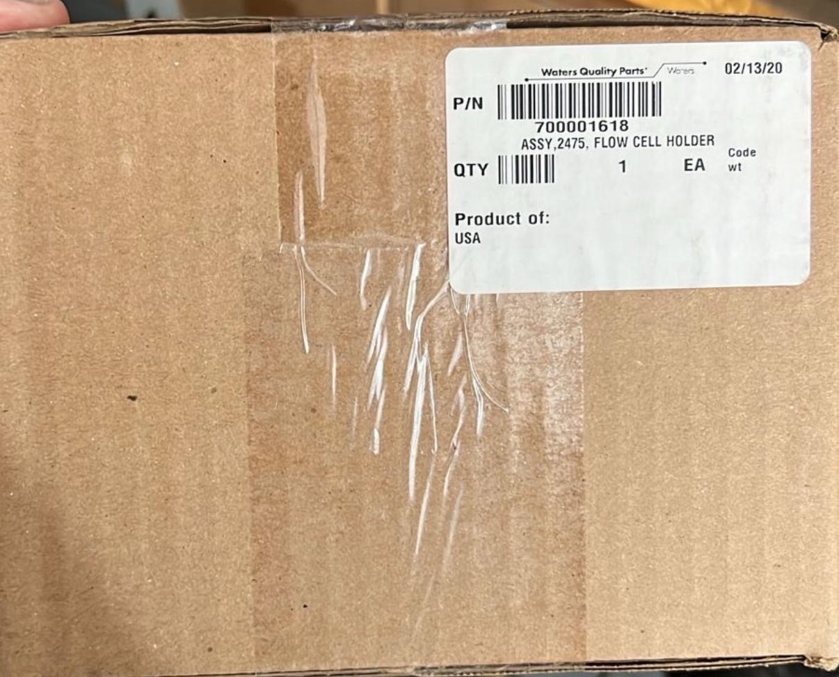 Waters 700001618 2475 Flow Cell Holder Assembly – Genuine – New