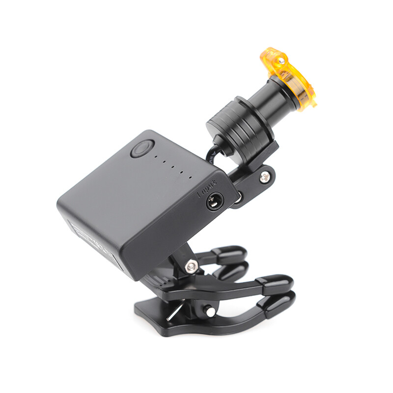 5W Wireless LED Head Light with Optical Filter Clip for Loupes Glasses USA STOCK