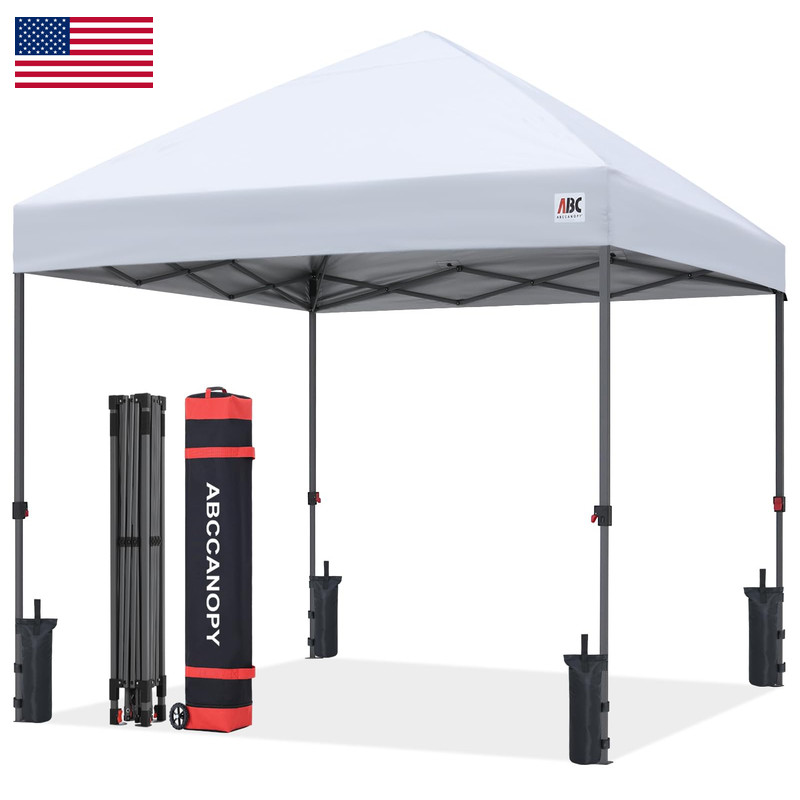 Abccanopy 10X10 Pop Up Canopy Tent Easy Setup Instant Shelter Wheeled Bag Heavy