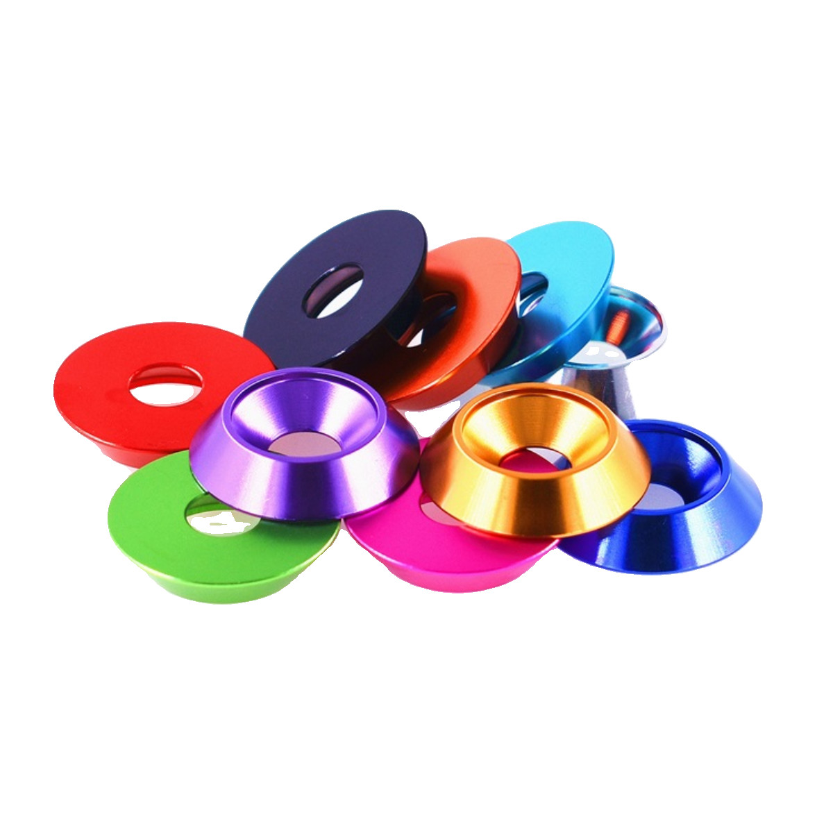 Aluminum Alloy M5 M6 M8 M10 M12 Anodized Countersunk Head Bolt Washers Gasket