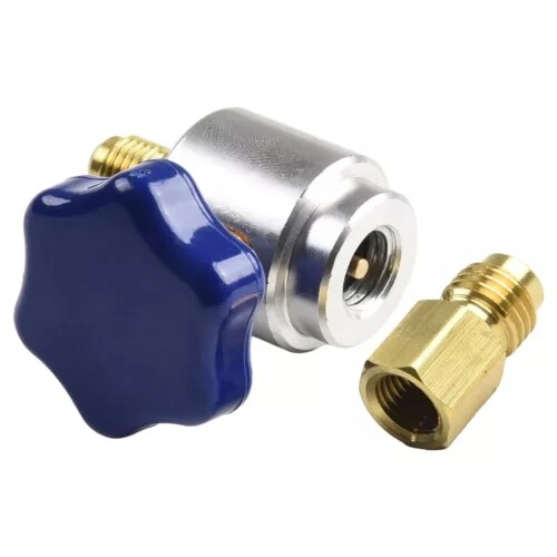 Self Sealing R134A Can Tap Valve Dispenser For A/C Charging Hose AD01 Convertor