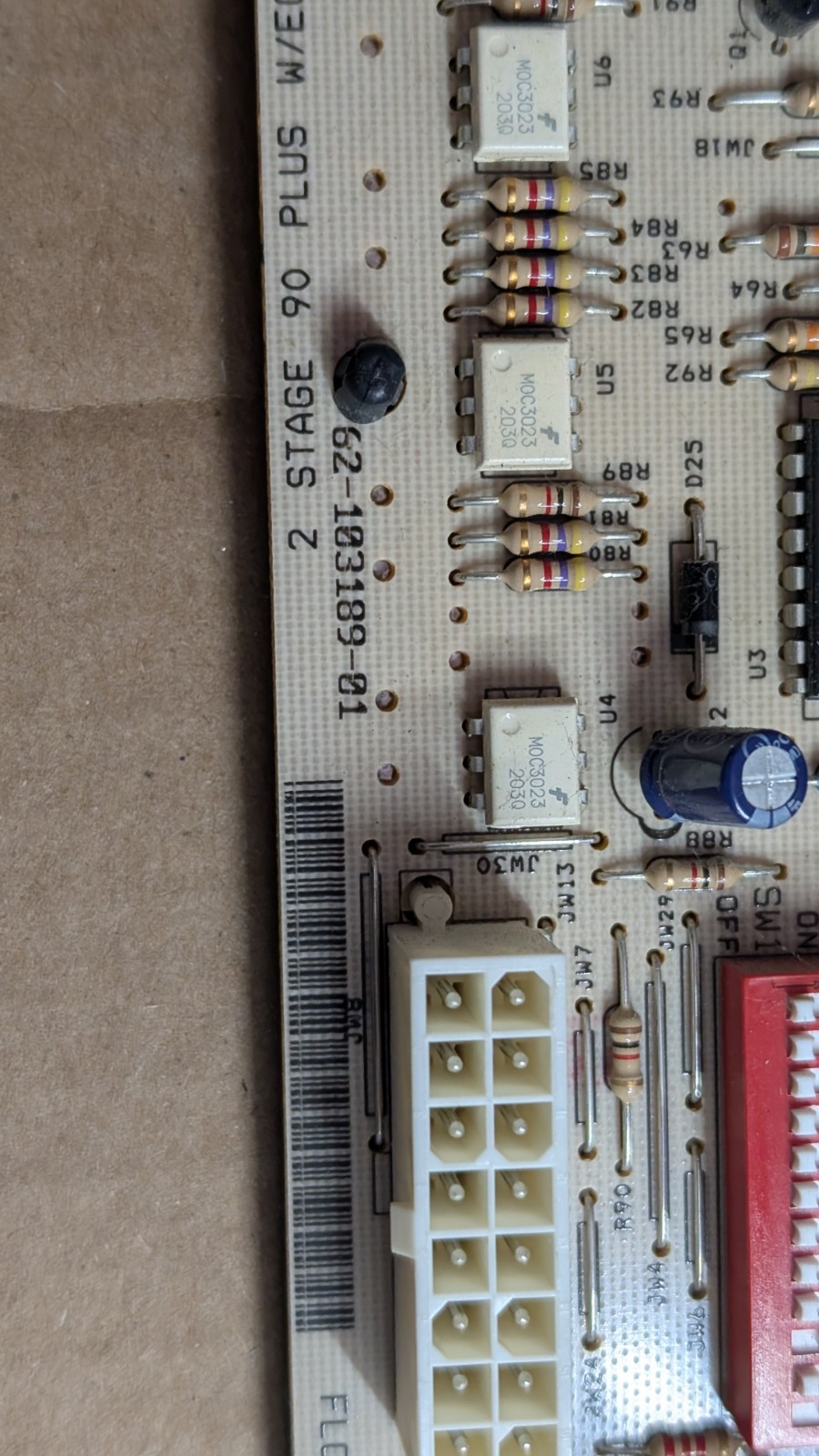 1095-206 Rheem Ruud Weather King 62-103189-01 Furnace Control Board Tested