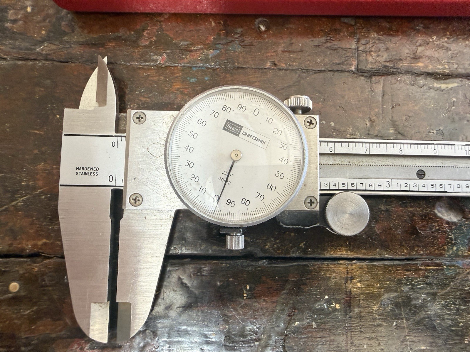 Sears Craftsman 6” Dial Caliper Made in Japan w/ Original Case Machinist