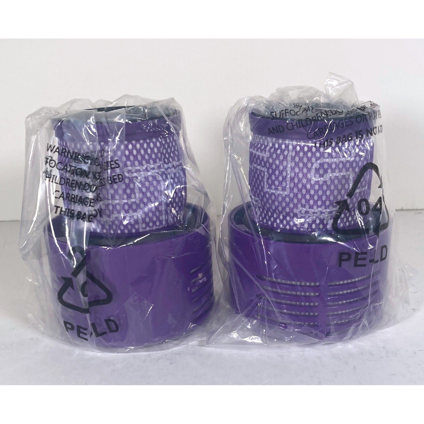 2 Pack Replacement HEPA Filters for Dyson V11 V15 SV14 Cordless Vacuum Purple