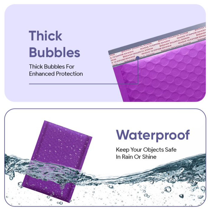 Poly Bubble Mailers Padded Envelopes Mailing Bags for Shipping Packing Self Seal