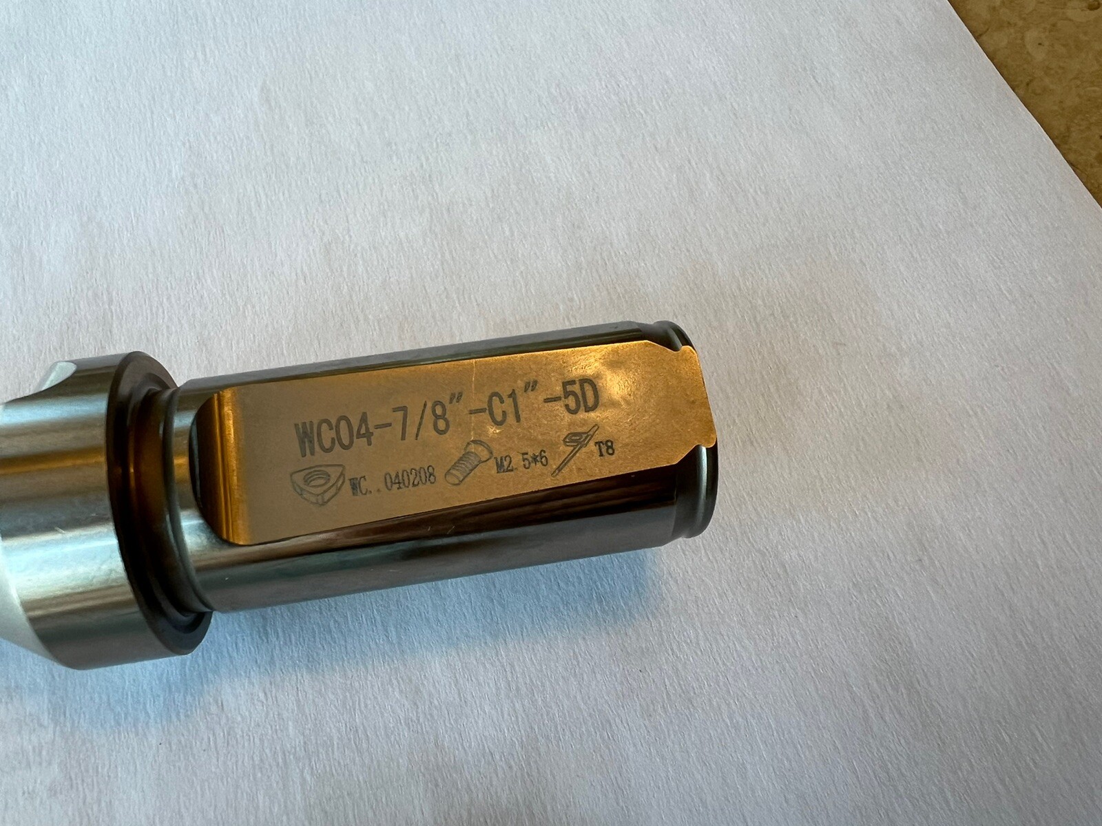 U drill 5D 7/8”x4-3/8”x7-1/2”, X-long,index, Extra 10pcs inserts #UD5-78