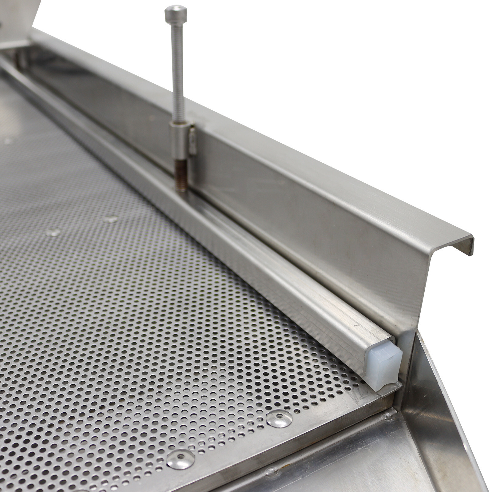 TB610 110V Stainless Steel Linear Vibrating Screen with 3mm Screen Dual Motor