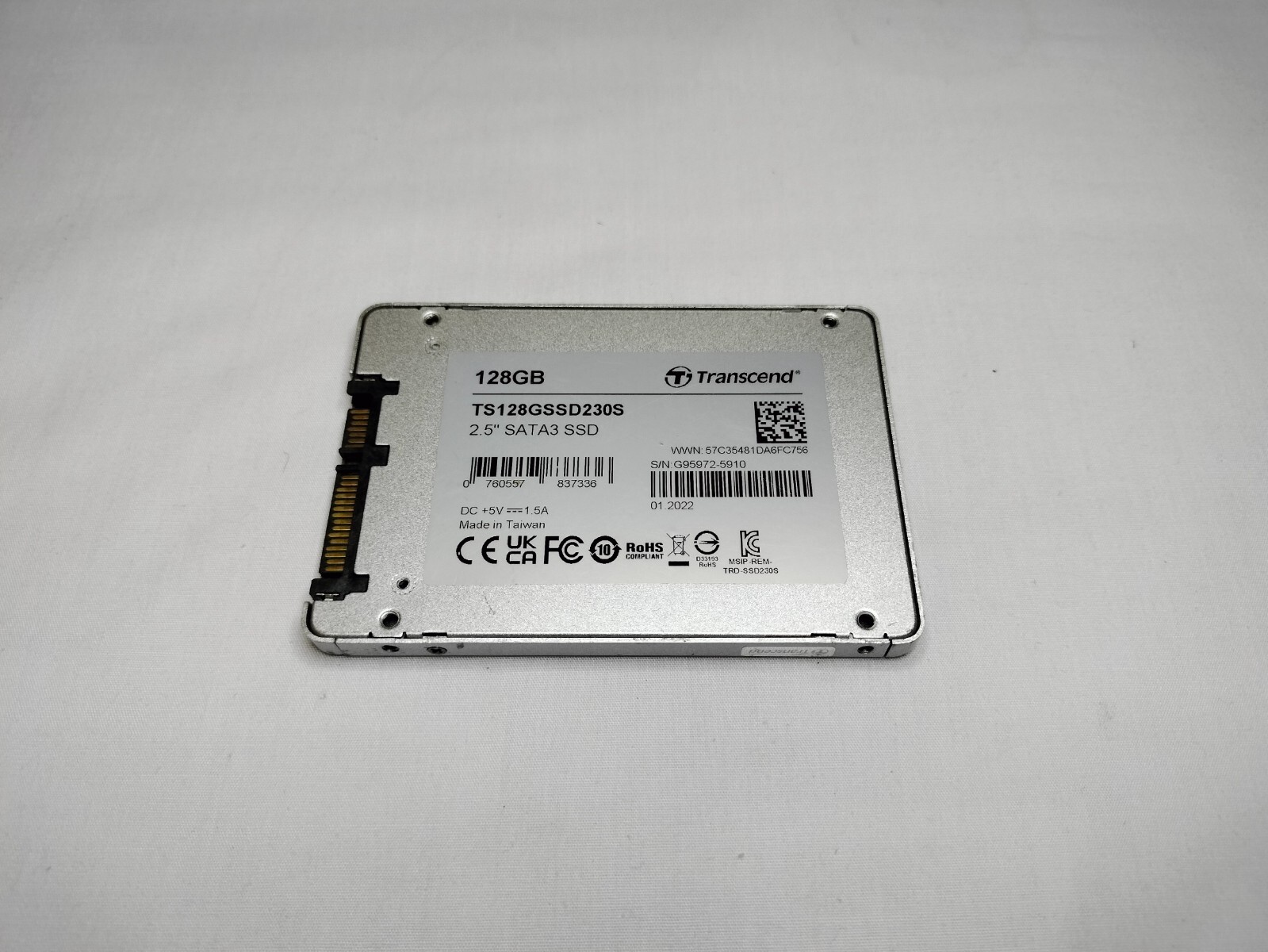 Transcend SSD230S TS128GSSD230S 2.5 SATA3 Internal Solid State Drive 128GB