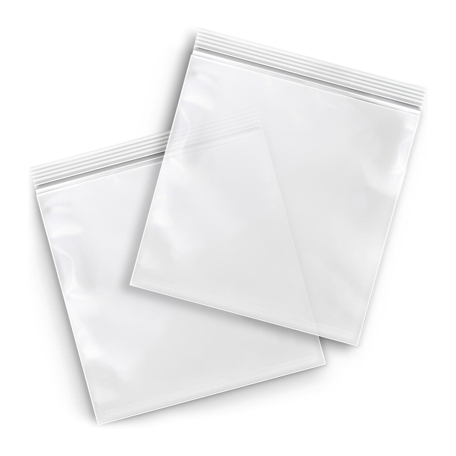 1000 Pcs 6″ x 6″ Zipper Bags Clear 4 Mil Reclosable Self Seal Ziplock Baggies
