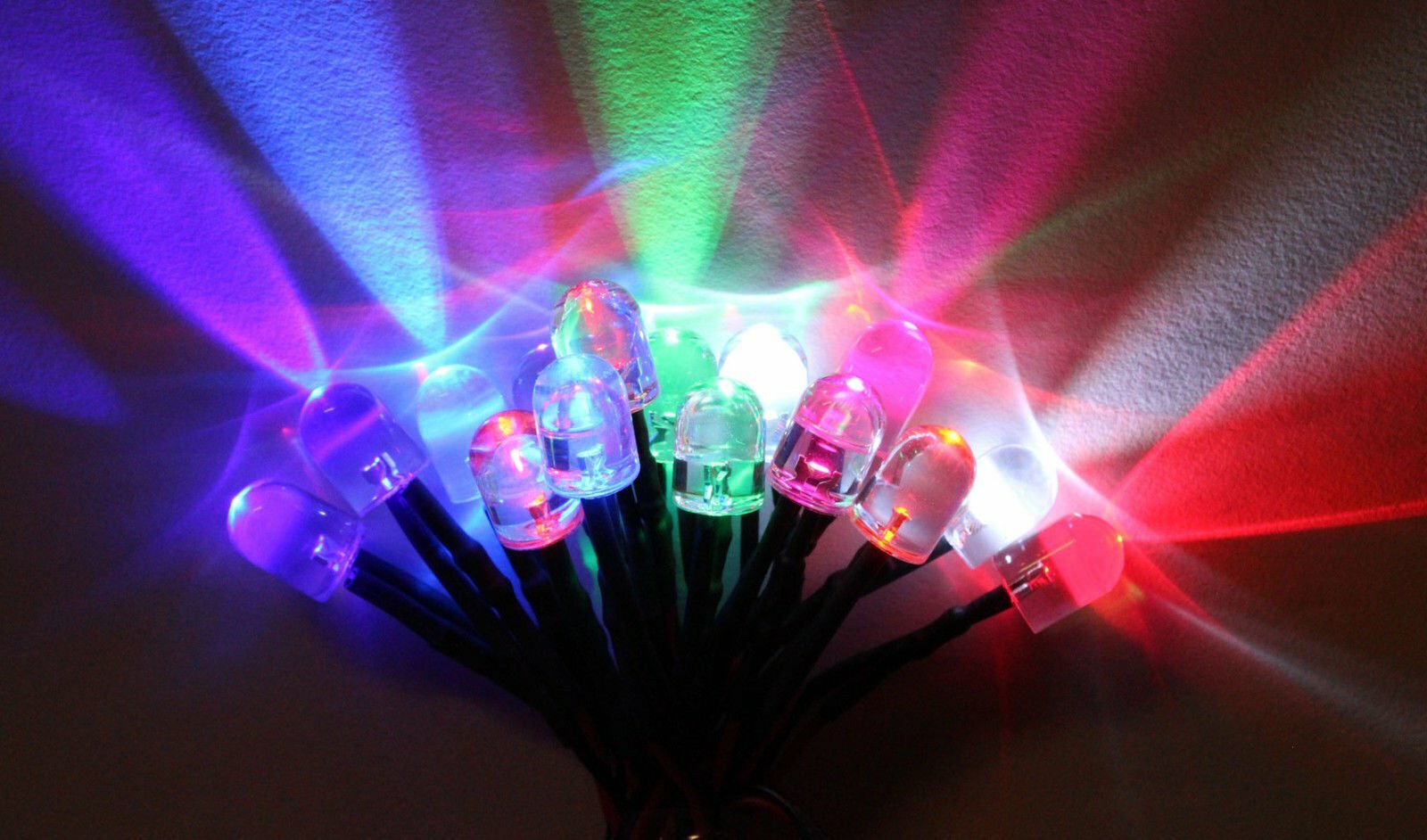 100X 3mm Pre Wired DC5V-12V Micro LED Lights Emitting Diodes Mini Bulbs Lamp NEW