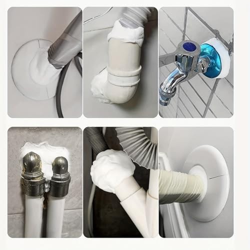 8 Pcs White Sealant Mastic Waterproof Duct Seal Repair Sealing Clay,