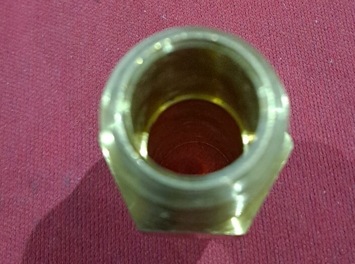 1/2″ Hose x 3/4″ NPTF Male Pipe Thread Brass Barb Connector Fitting | 102-0812C