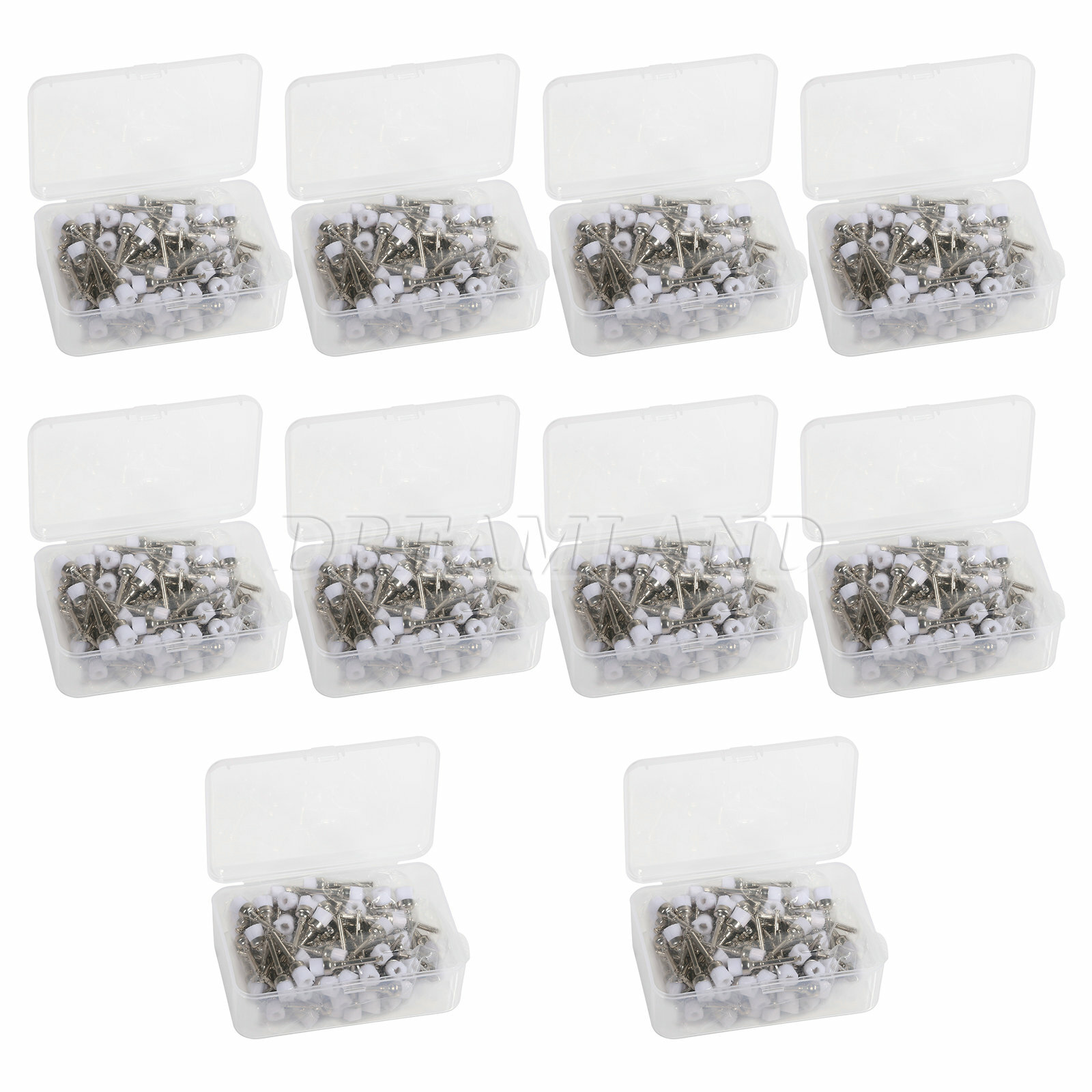 Dental Latch Type Prophy Polishing Brushes brush Flat Nylon Bristles New