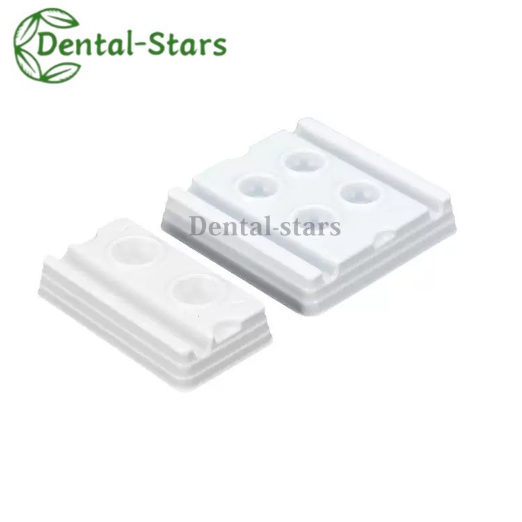 100/1000Pcs Dental Disposable Mixing Wells Bonding Composite Adhesive 2/4 Wells