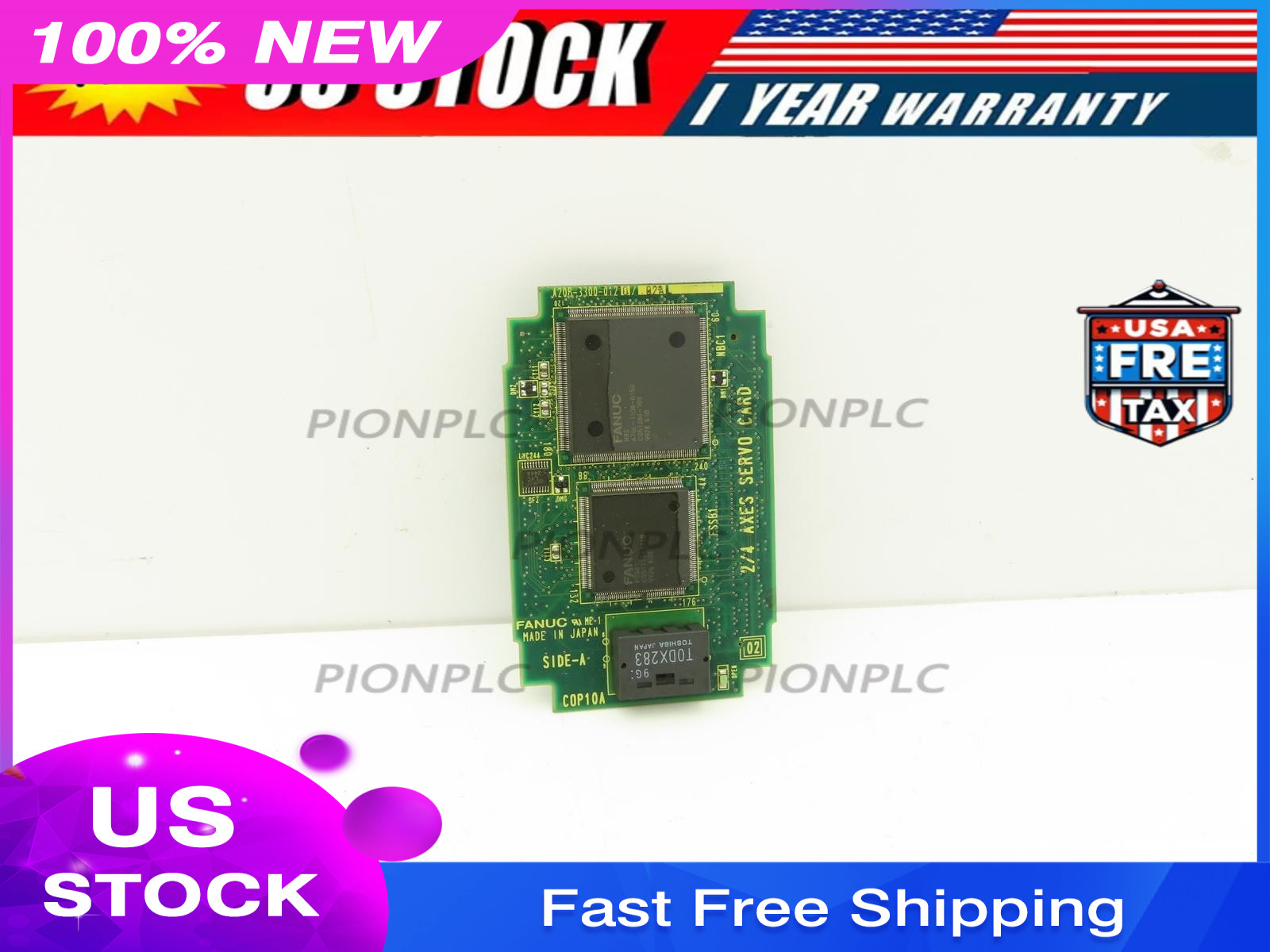 Fanuc A20B-3300-0120 2/4 Axes Servo Card Control Module