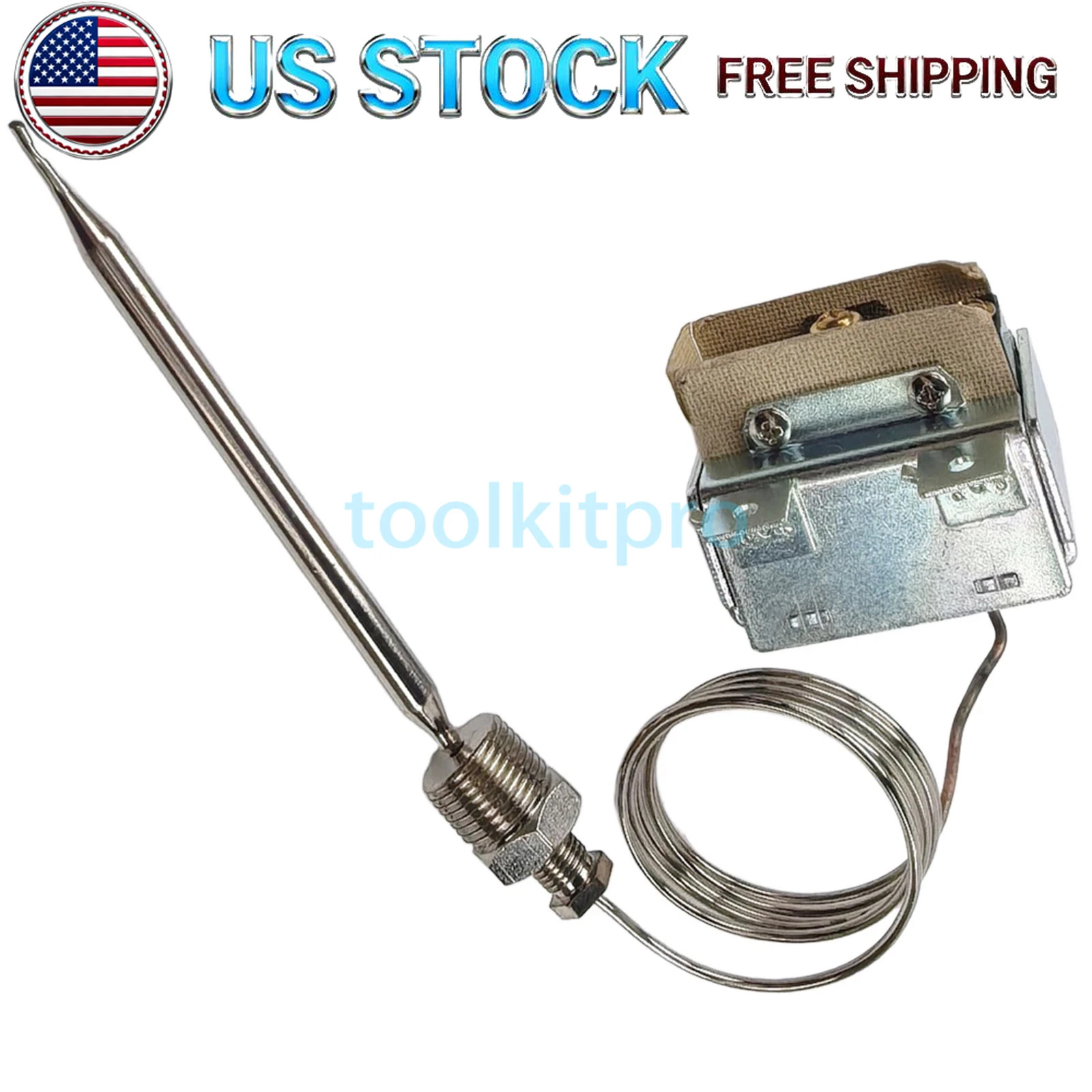 High Limit Fryer Switch LCCM2003000 with 3/8″ Mpt Stuff Box Hi Limit 232℃/450°F