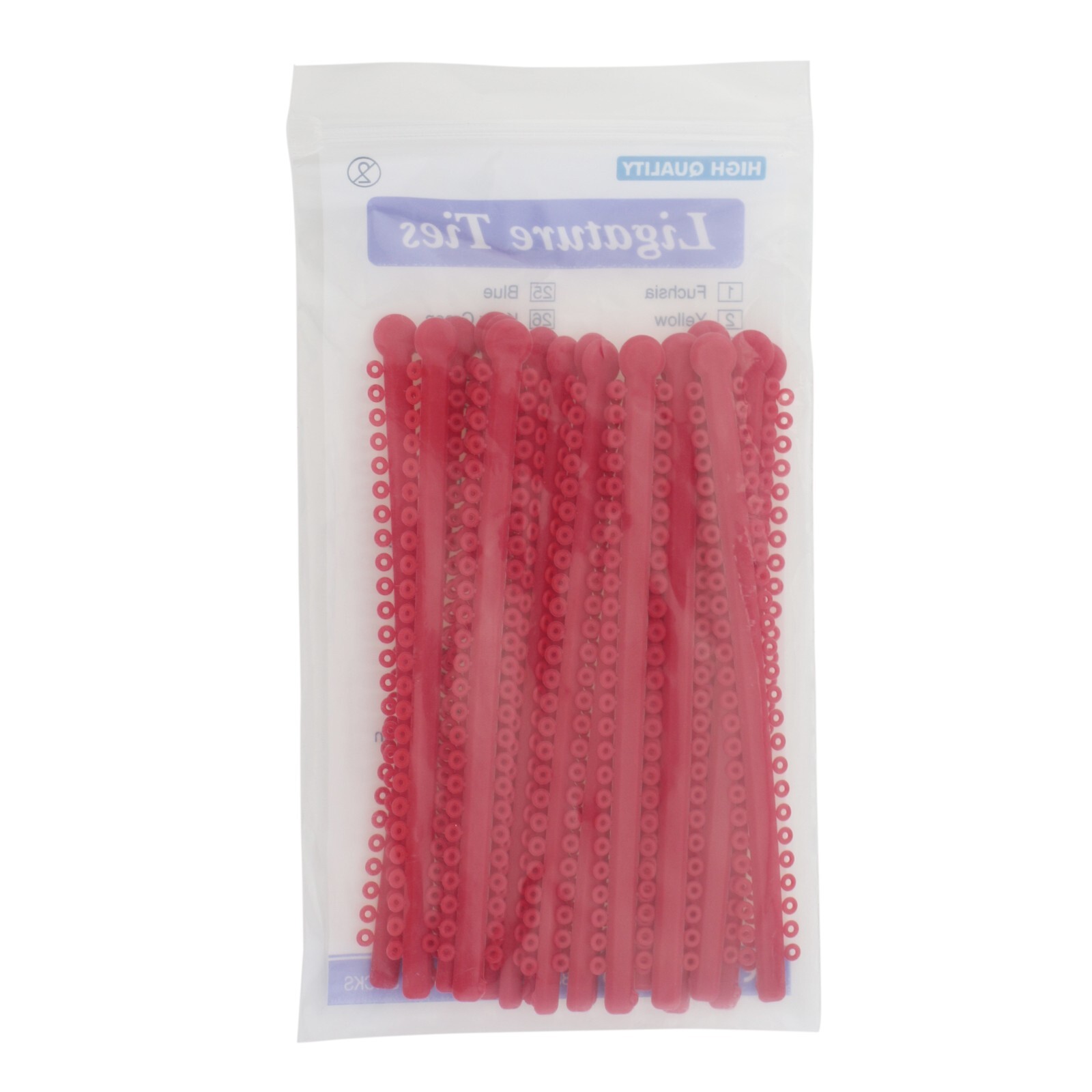 1000pcs Dental Ligature Ties Braces Rubber Bands Orthodontic Elastic 11 Colors