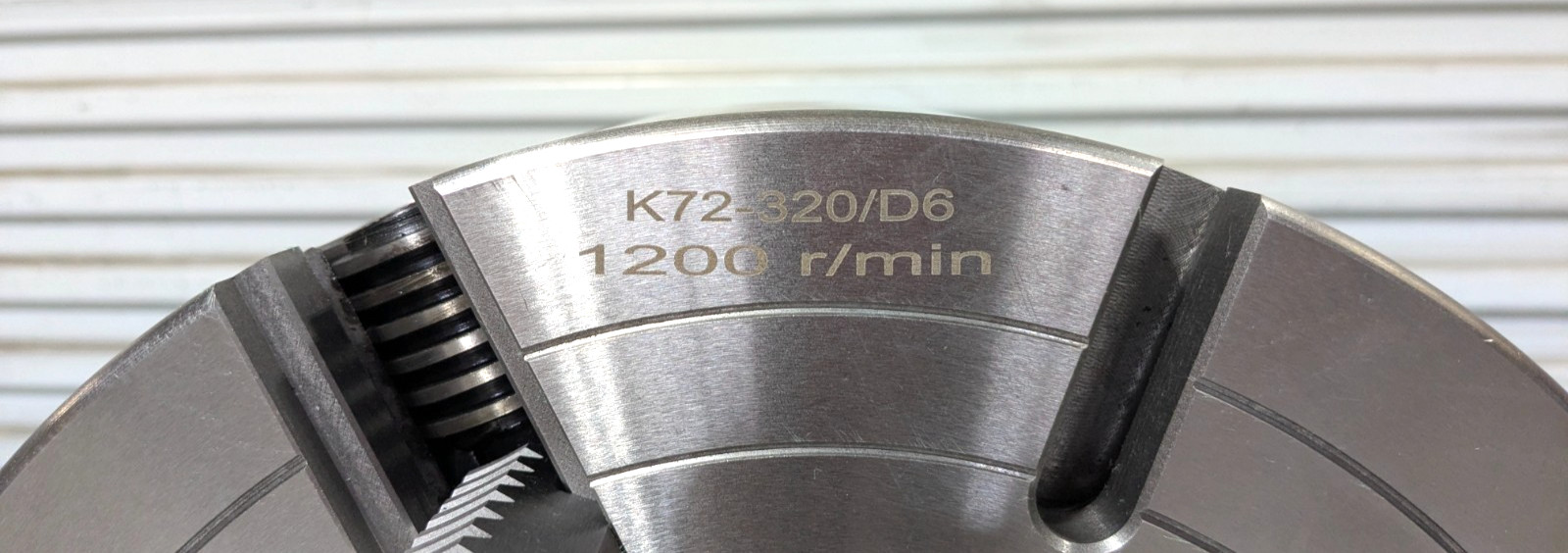 12″ Independent 4 Jaw Lathe Chuck D1-6 Mounting 3.74″ Through Hole 429-4126