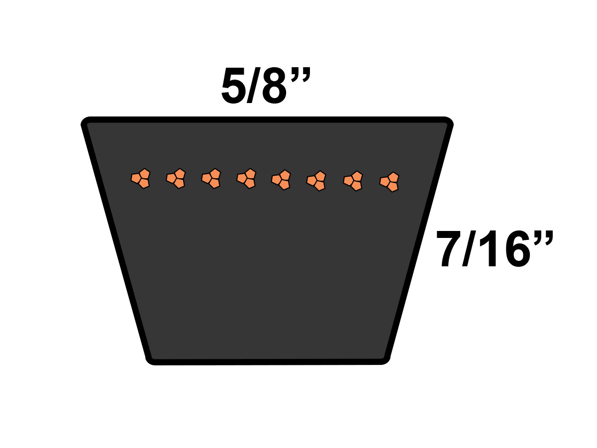 SCAG POWER EQUIPMENT 483157 Replacement Belt