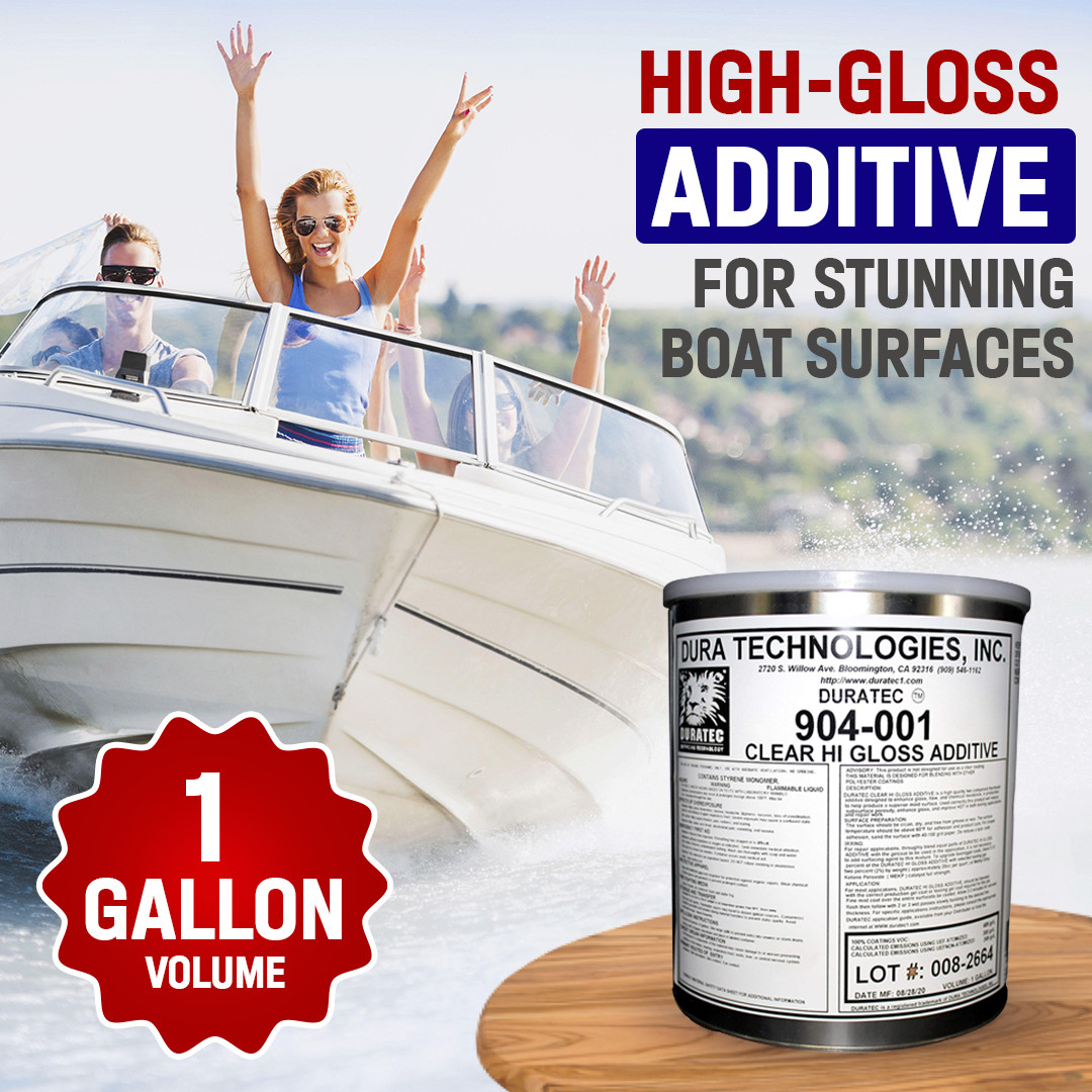 904-001 Duratec Clear Hi-Gloss Additive For Gelcoat (Gallon)