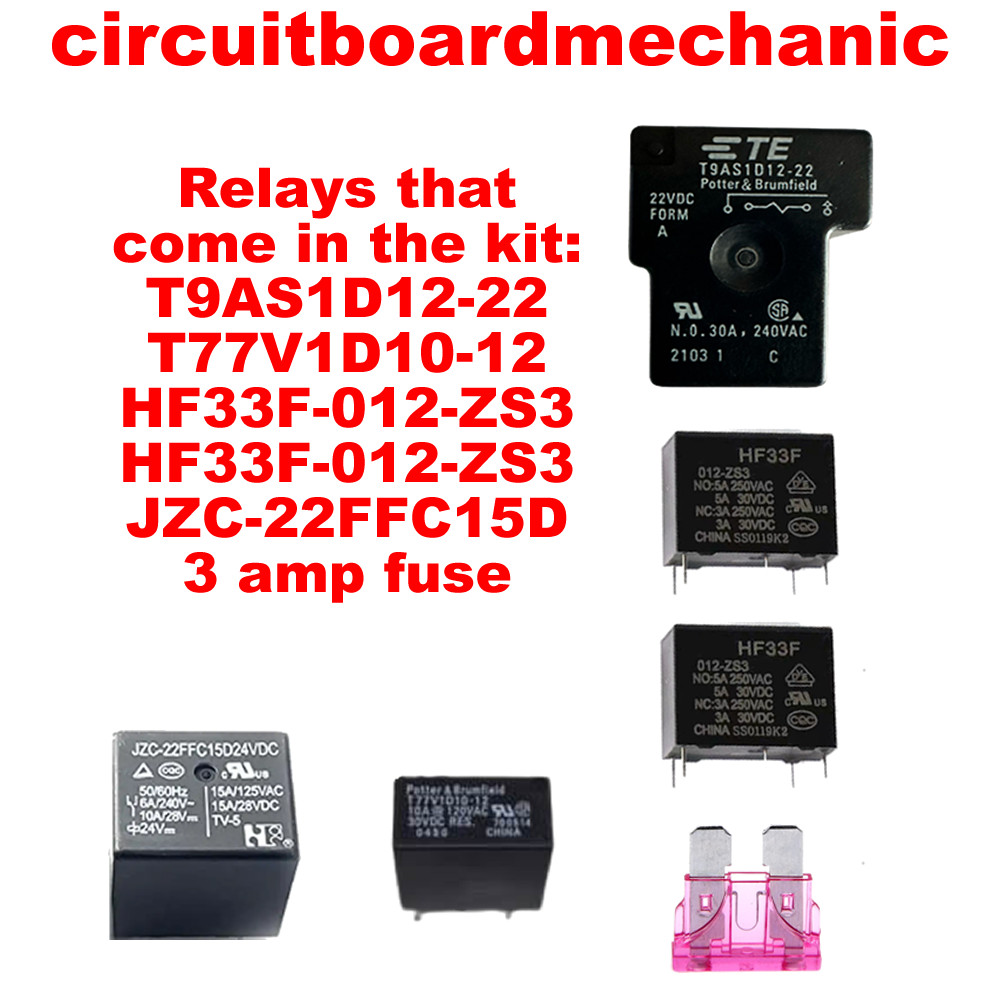 Repair Kit 62-103189-01 Rheem Ruud Furnace control board 1095-206 Repair Kit